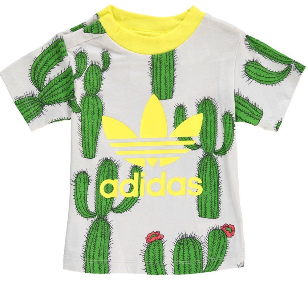 Adidas x Mini Rodini cactus tee